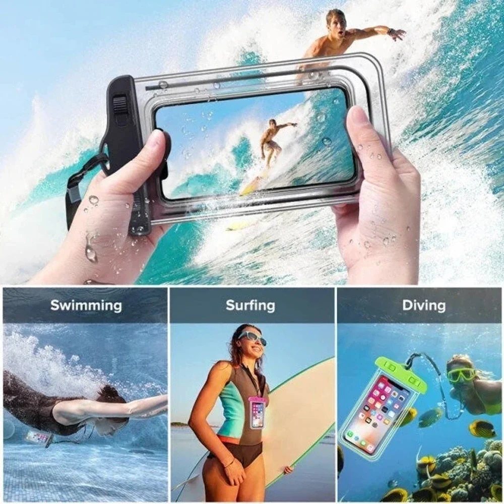 Universal Waterproof Phone Case,Floating (2 Pack)